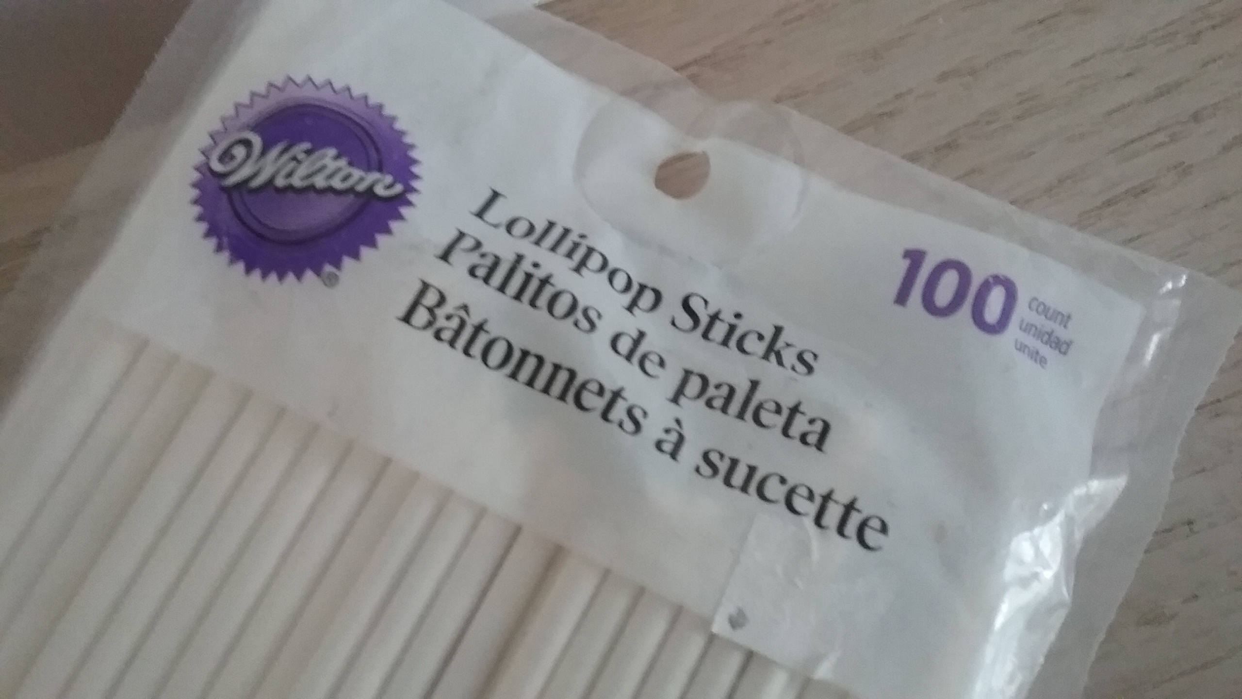 Wilton Lollipop Sticks 100/Pkg-6