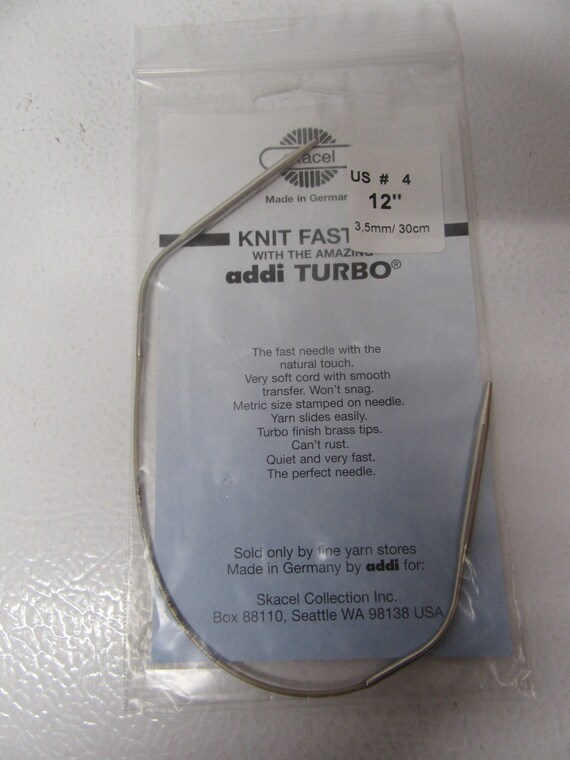 Addi Turbo 12 Circular Knitting Needle Size 4 3 5mm
