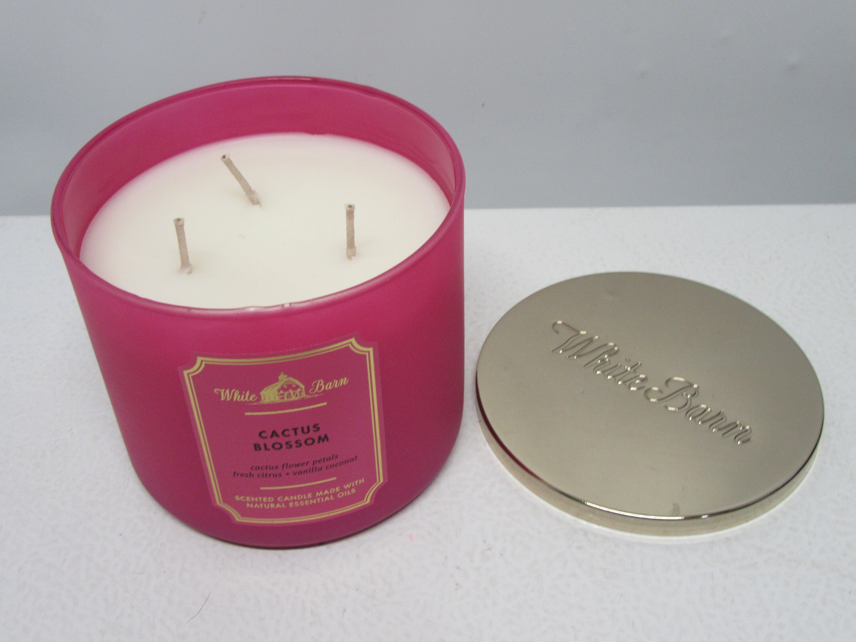 Bath & Body Works White Barn Cactus Blossom Triple Wick Jar Candle 14.5oz Etsy