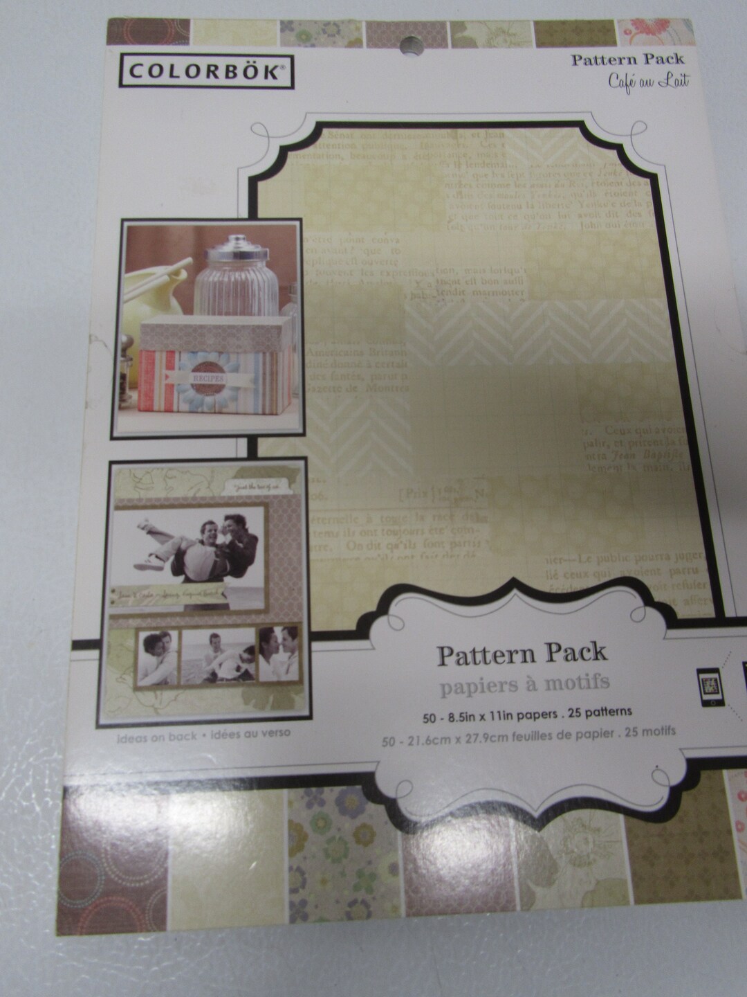 Colorbok Pattern Pack Cardstock Paper for Scrapbooking, Cardmaking