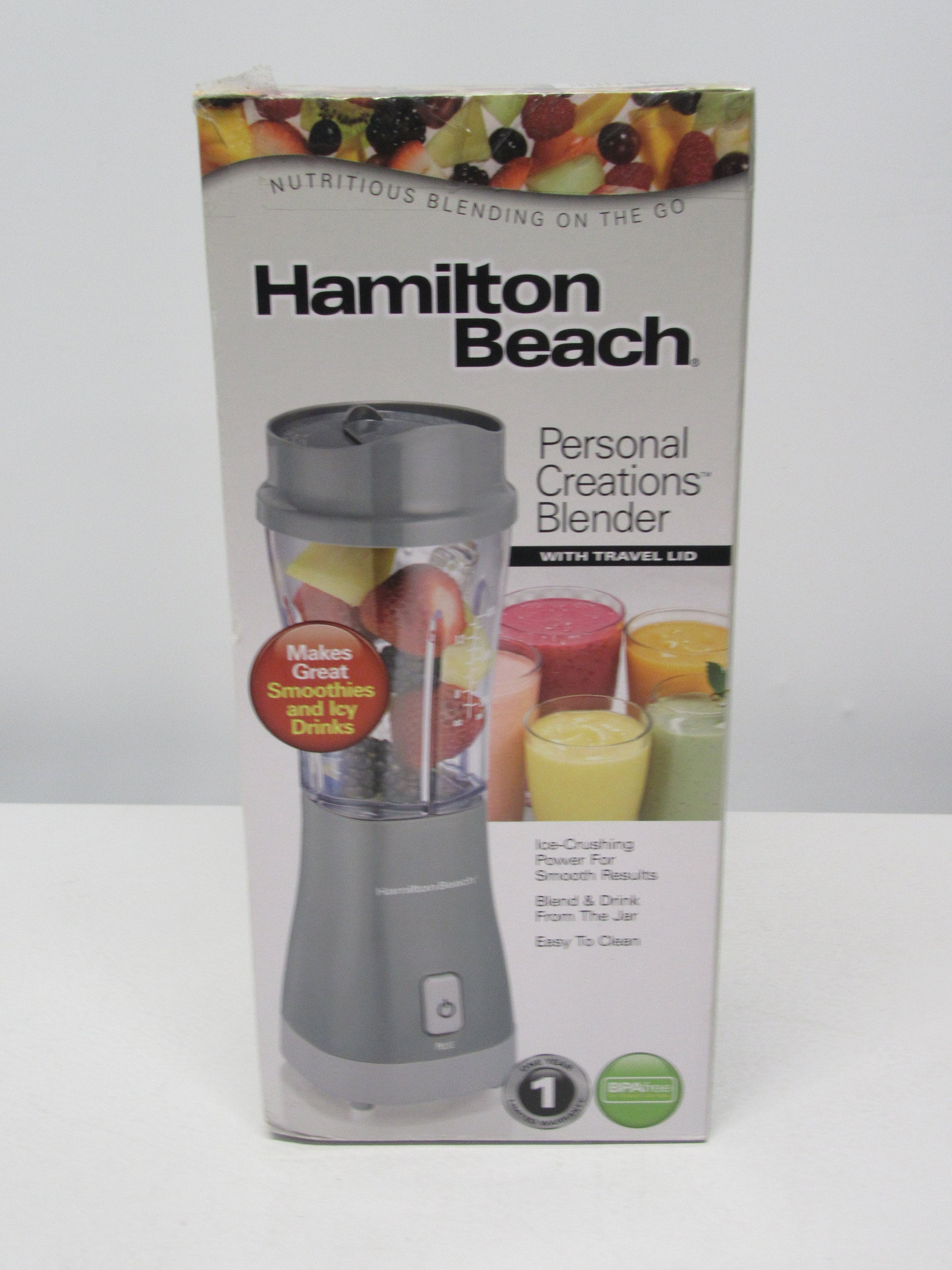 Hamilton Beach Single Serve Blender Gray