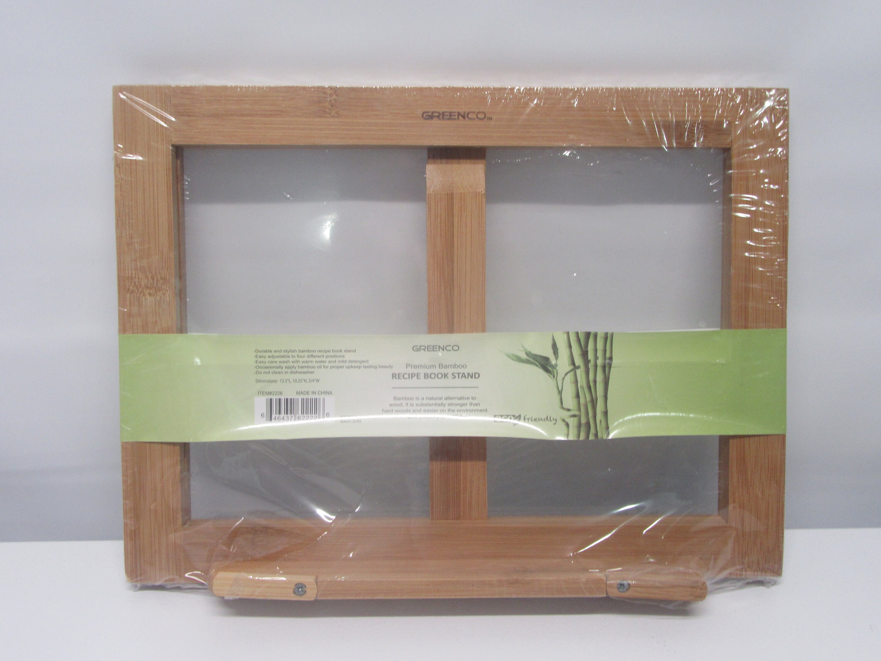 Bamboo Cookbook Or Tablet Stand Zoom