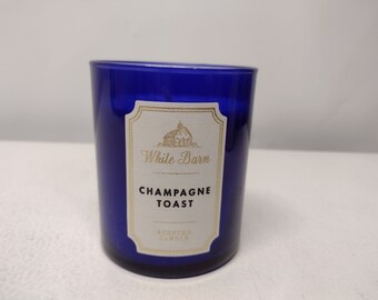 White Barn Champagne Toast Glass Candle, 7oz. 
