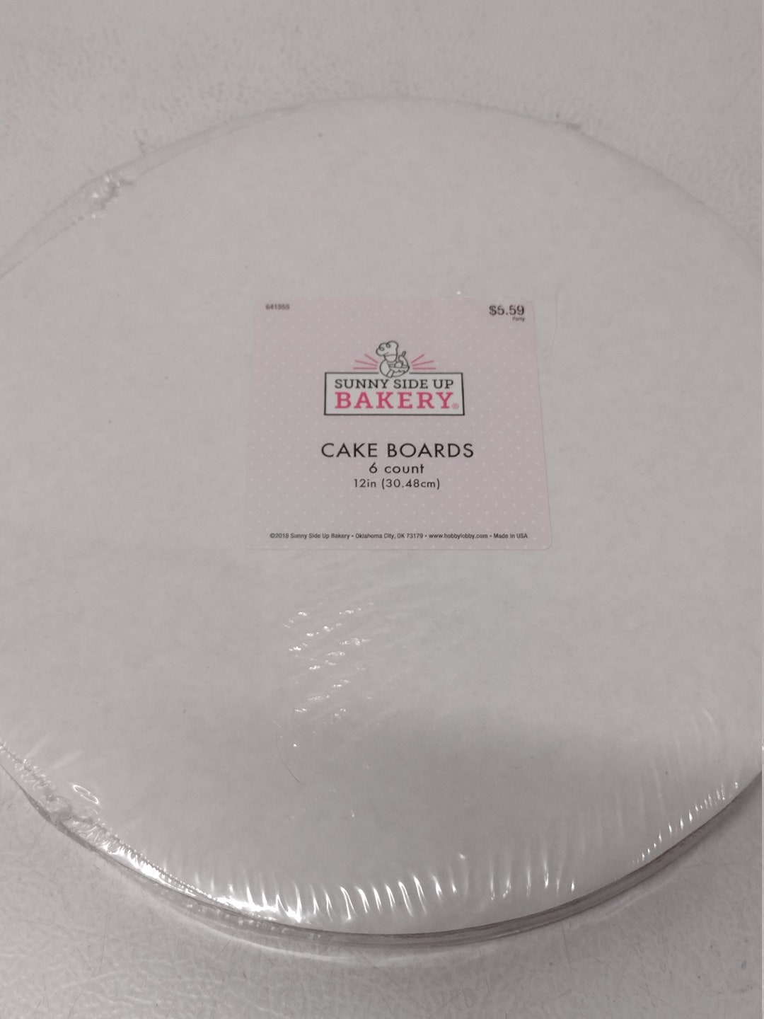 Sunny Side up Bakery 12inch Cake Boards Round 6 Pieces Etsy