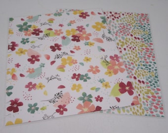 Staples Arc Customizable Notebook Interchangable Cover, Floral -  8.5x 11in