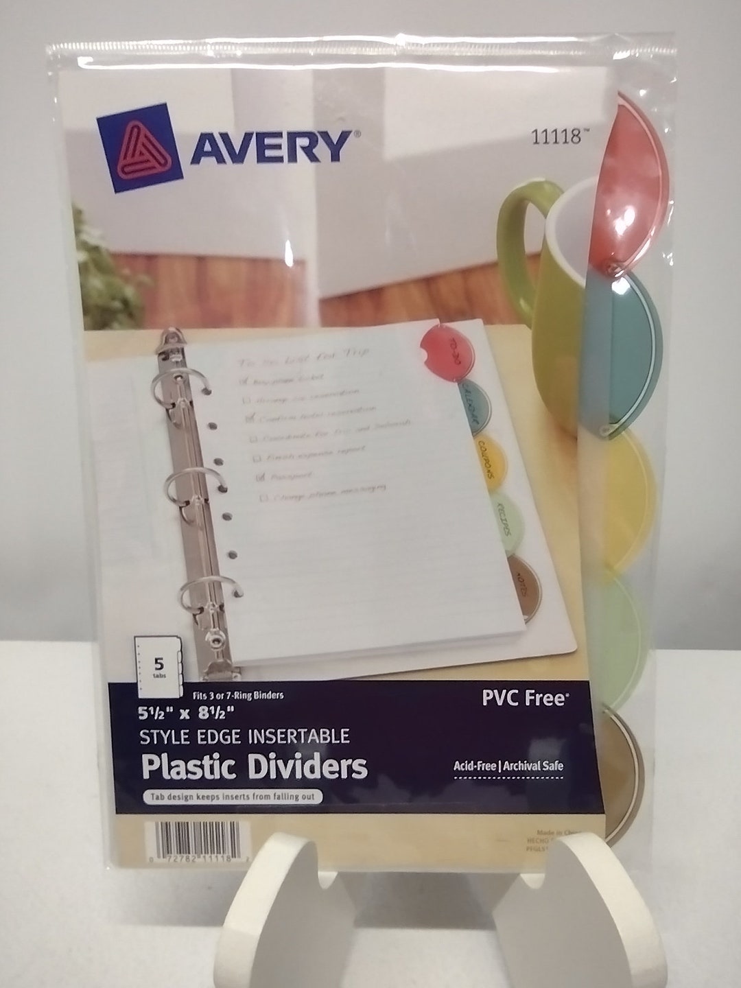 Avery Style Edge Insertable Binder Dividers 5pc Etsy