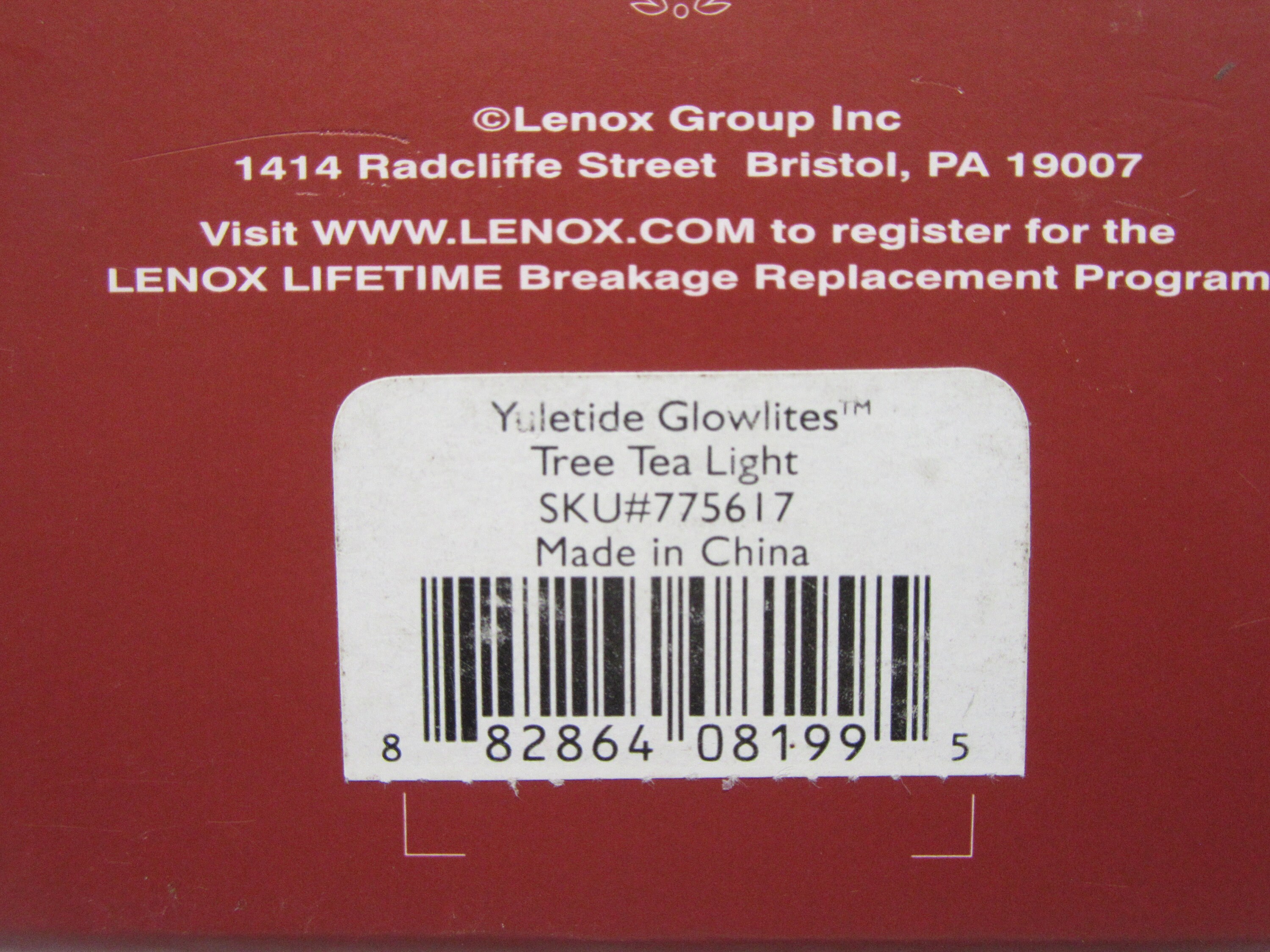 Lenox Christmas Tree Tealight Candle & Holder Etsy