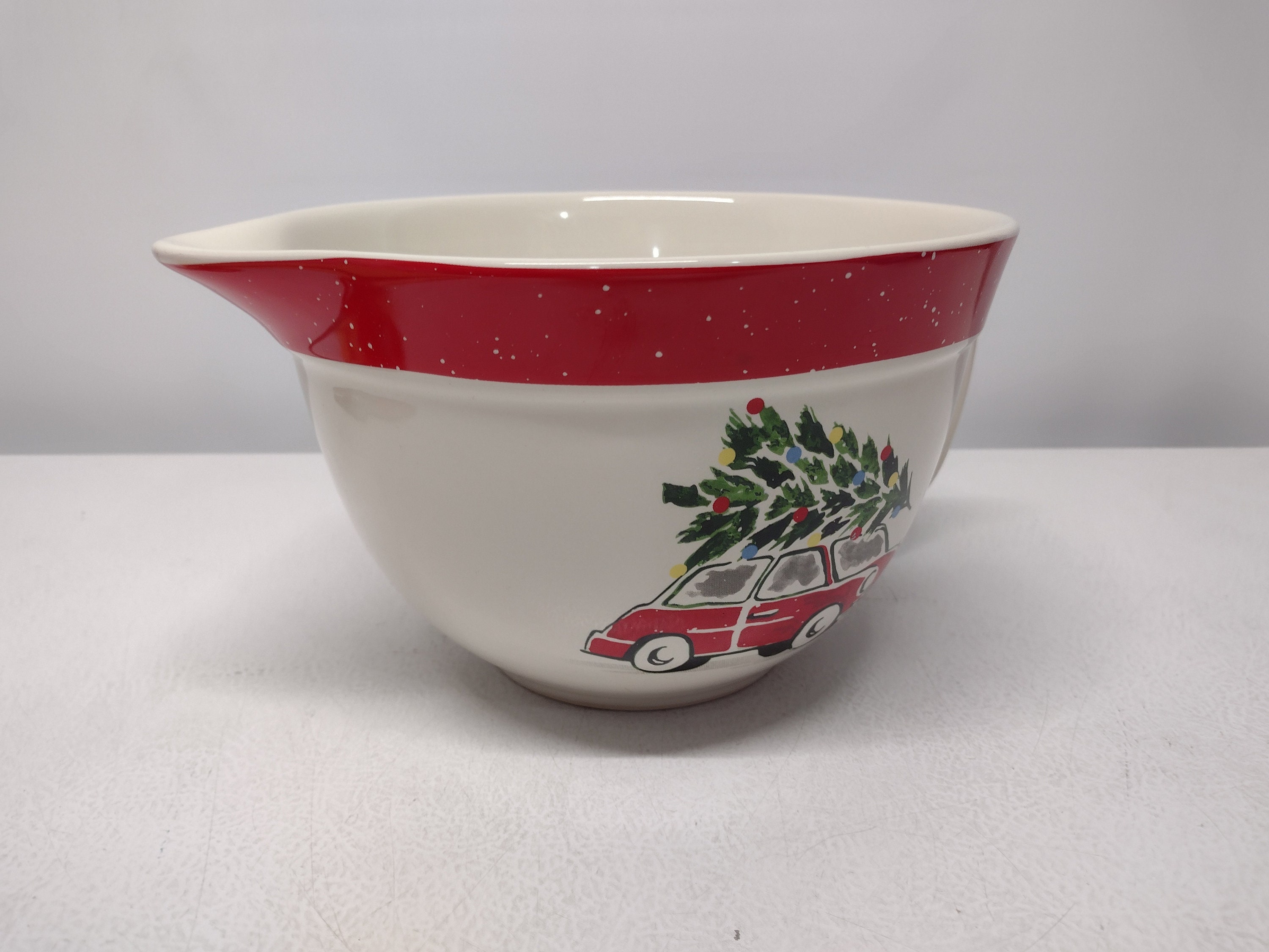 Christmas Station Wagon Ceramic Batter Bowl by Master Class