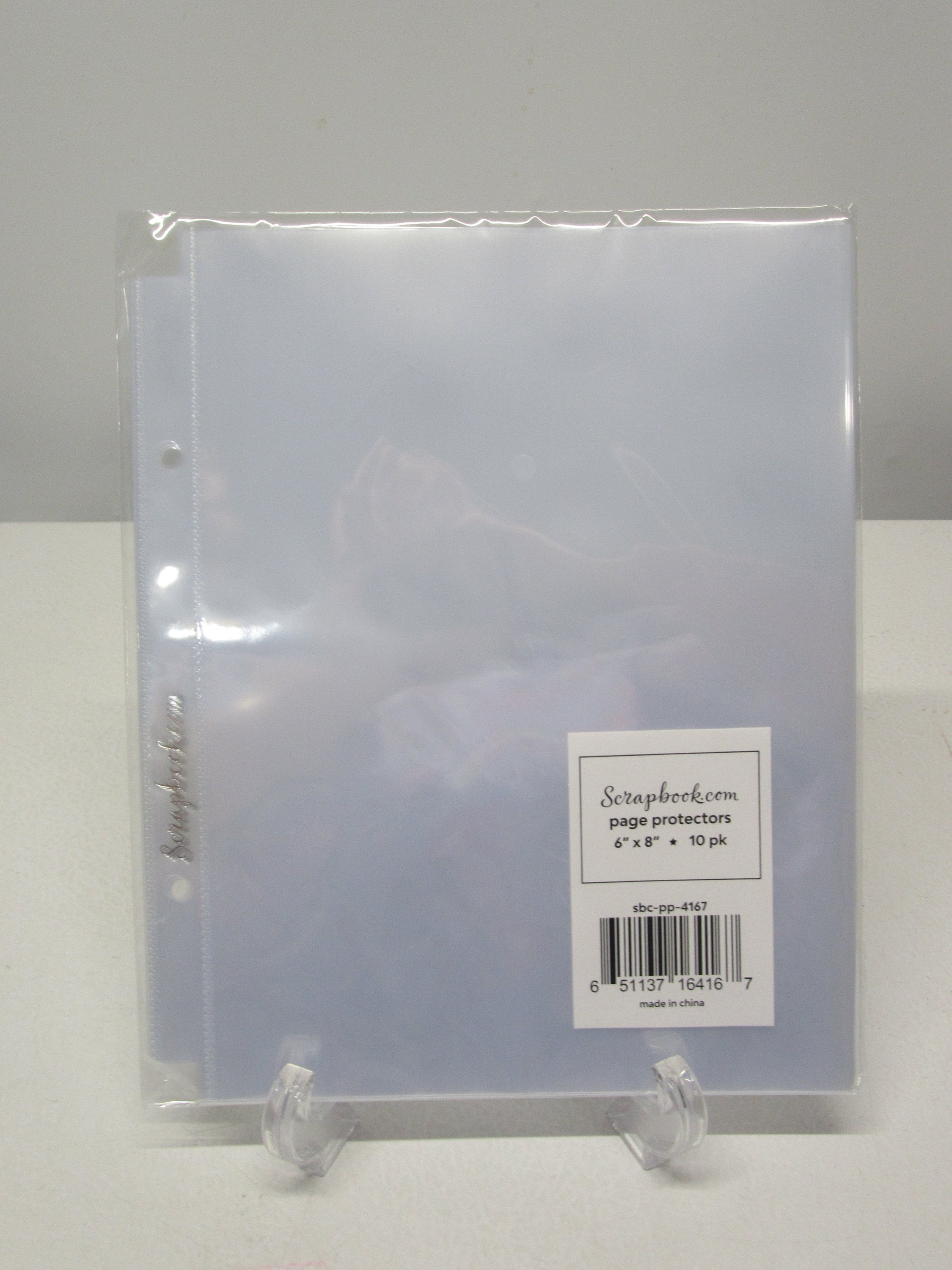 American Crafts Photo Protector Sleeves, 8 x 8, 10/pkg, Postbound, D-Ring  & 3-Ring