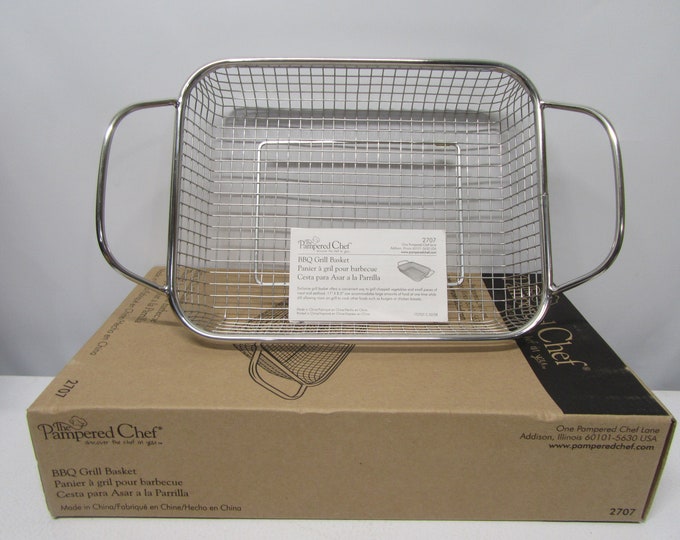 Pampered Chef Grill Basket Etsy