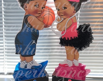 baby girl with jordans