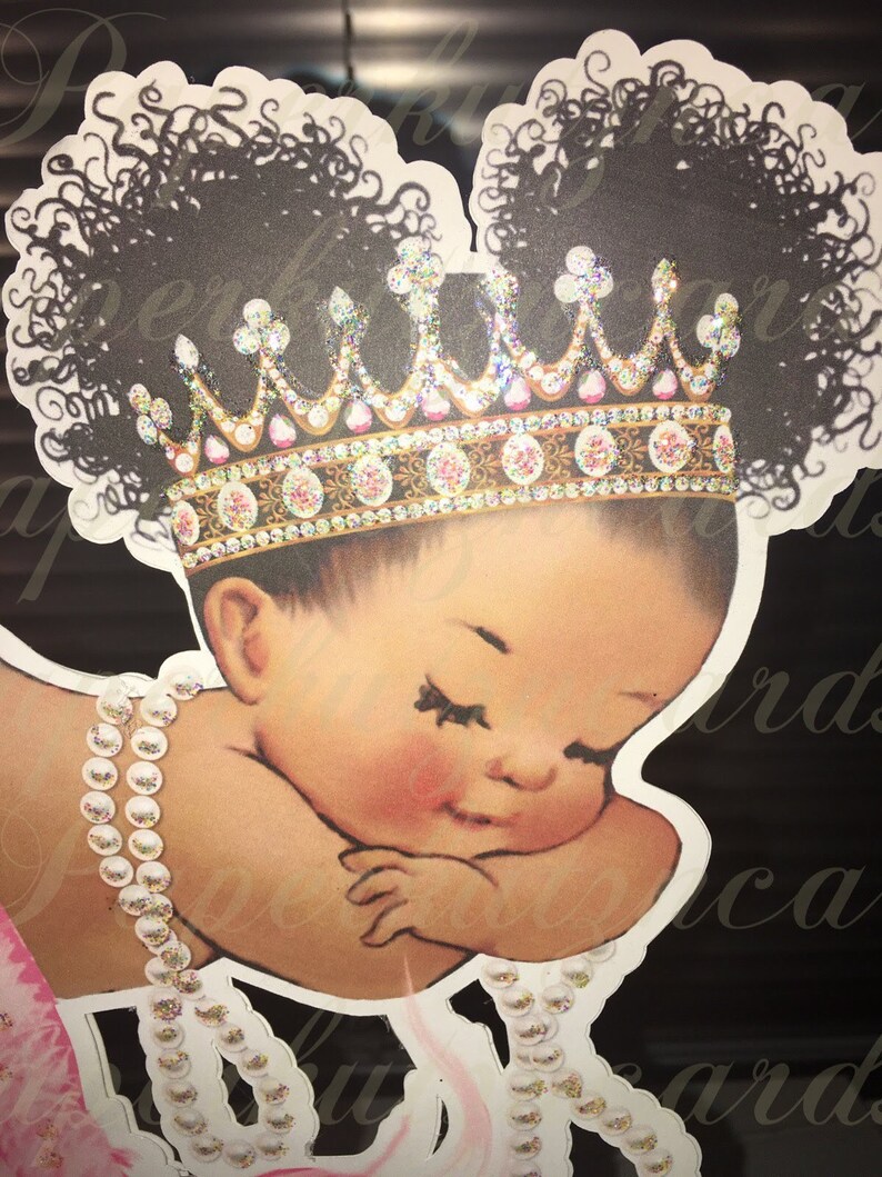 Download Pink and gold Little Mermaid baby Afro puff babies african ...