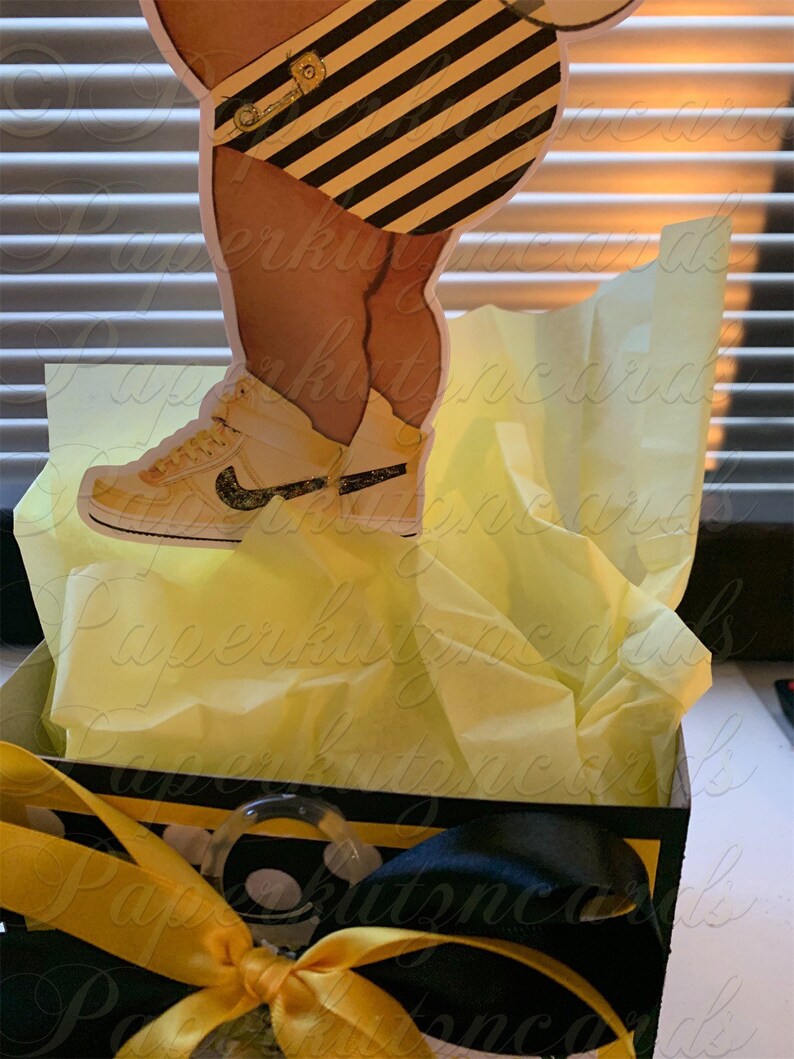 Gender reveal Bumble Bee baby shower yellow and black african | Etsy