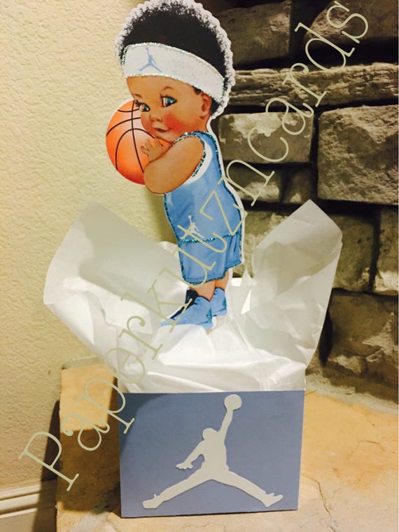 Michael Jordan Party Center Piece Basketball Themed Party Etsy