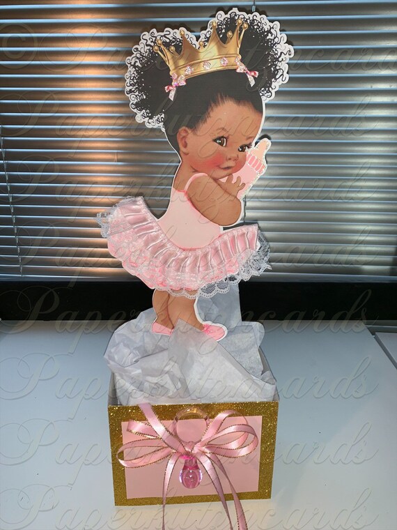 royal princess baby shower centerpieces