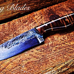Personalized "Zeppelin" hunting and bushcraft knife
