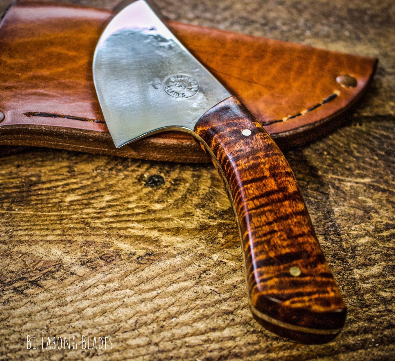 Masur birch handle knife puukko knife EDC knife Neck knife Handmade knife -  The Spoon Crank
