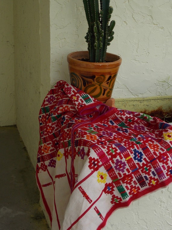 Authentic Mexican Vintage Poncho