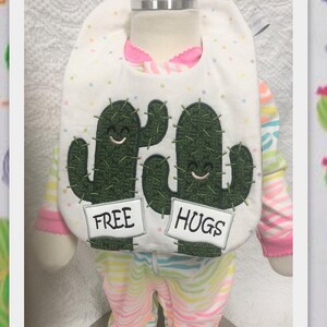 Free Hugs Baby Bib