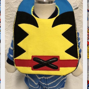 Wolverine Character Bib