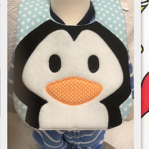 Penguin Bib - Etsy