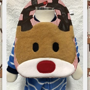 Rudolph Reindeer Bib