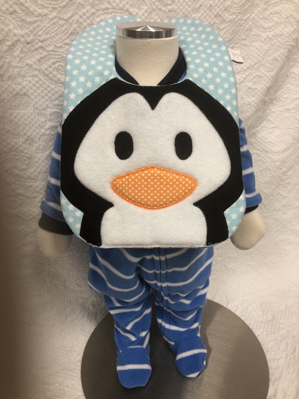 Penguin Baby Bib - Etsy