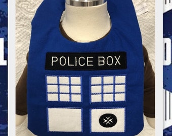 Police Box Baby Bib