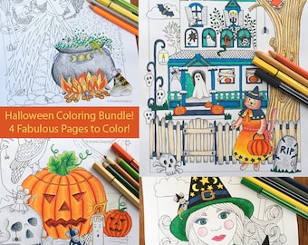 Halloween Activity, Halloween Coloring Pages, Halloween Kids Activity, Halloween Printable, Halloween Decor, Halloween Kids Party