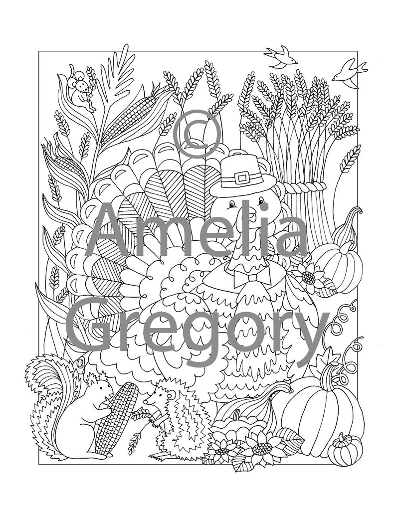 Thanksgiving, Adult Coloring Pages, Thanksgiving Decor, Thanksgiving ...