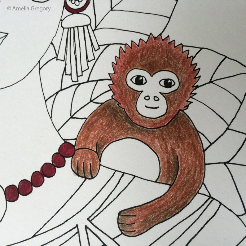 Coloring Pages for Adults Adult Colouring Book Frida Kahlo ...