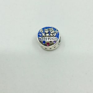 Authentic Exclusive Mickey Mouse & Friends 1st Visit Charm by PANDORA w/Pandora Gift Pouch 3.50 Value