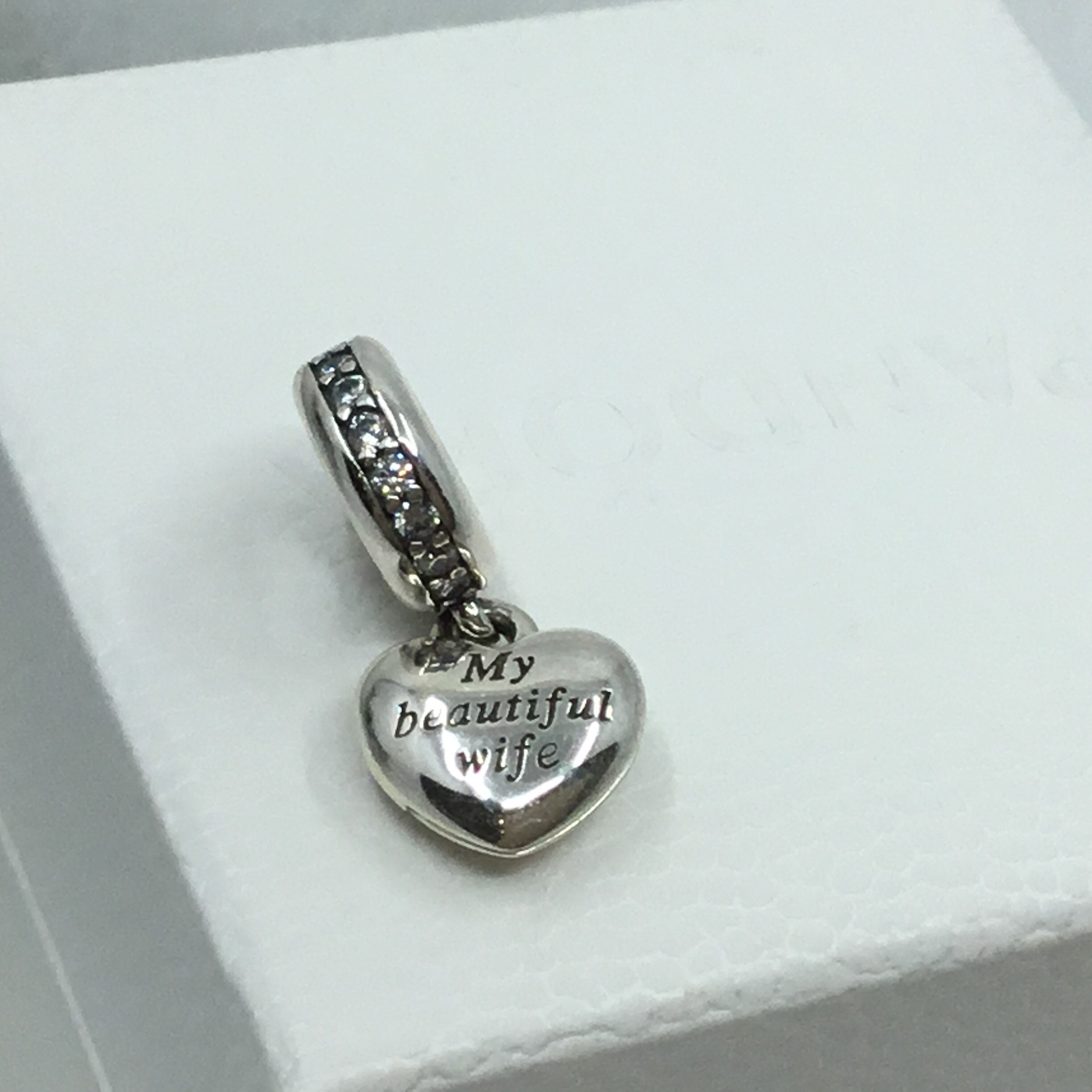 My beautiful wife pandora charm best sale