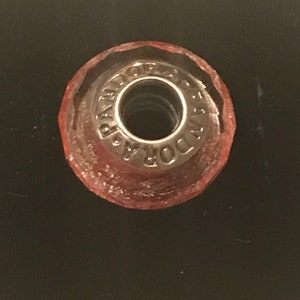 Authentic Pandora Red Shimmer Murano Glass Bead w/FREE Pandora Pouch (3.50 Value) and  Free Domestic Shipping