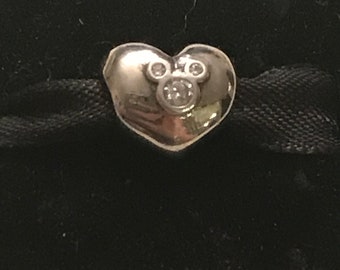 Authentic Pandora Disney Heart of Mickey Charm!  RSVD for Cameron!!
