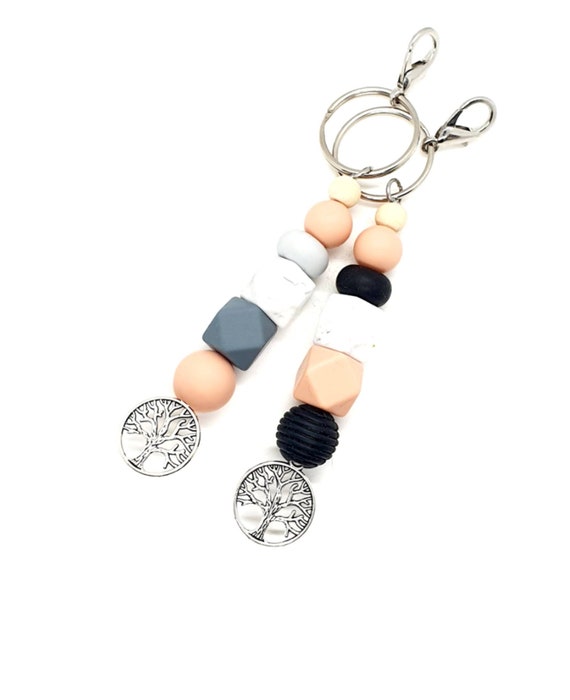 Silicone Keychain / Tree of Life / Bag Charm