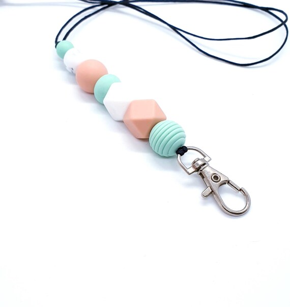 Silicone Bead Lanyard / Teacher Lanyard