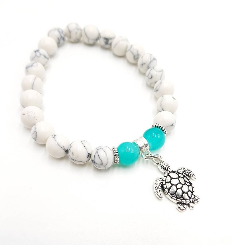Turtle Bracelet Charm Bracelet Gemstone Bracelets