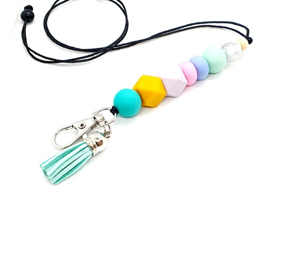 Teacher Lanyard / Beaded Lanyard / Lanyard for keys