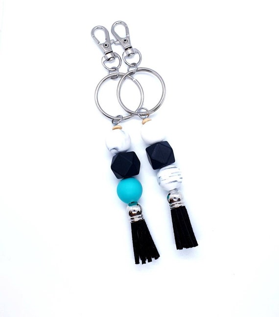 Tassel Keychain / Silicone Key Ring / Bag Charm