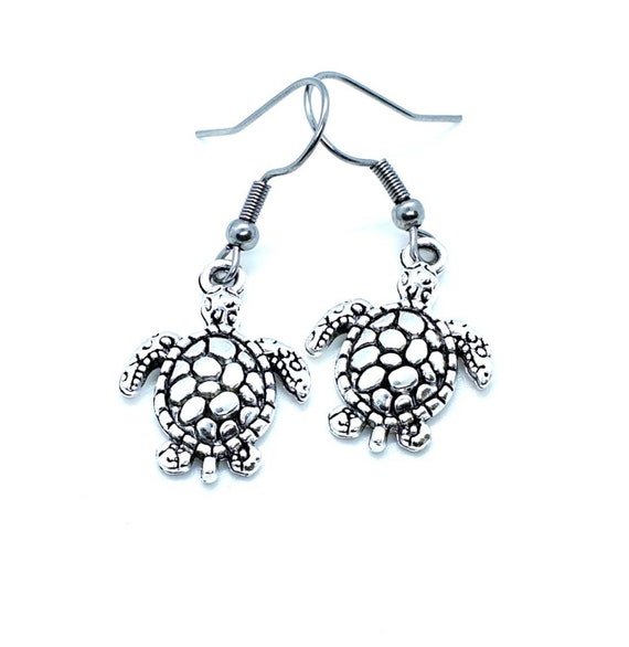 Turtle Earrings / Animal Jewelry