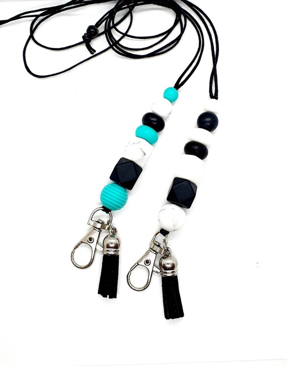 Beaded Lanyard / Teacher Lanyard / Tassel Lanyard