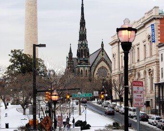 Mount Vernon Monument, Baltimore, Maryland, Mount Vernon, Washington Monument