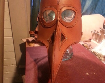 Full Face Leather Plague Dr mask