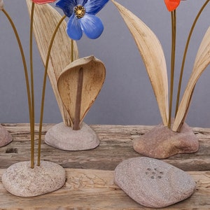 Various sculpture bases, natural stone base, object carrier, pedestal, plinth