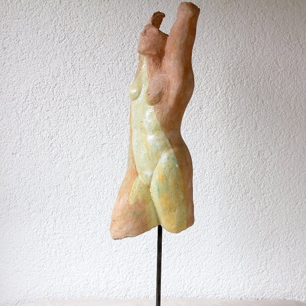 Torse de femme Sculpture Céramique