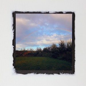 Photo, image, collage, "Arc en Ciel" 20 x 20 cm