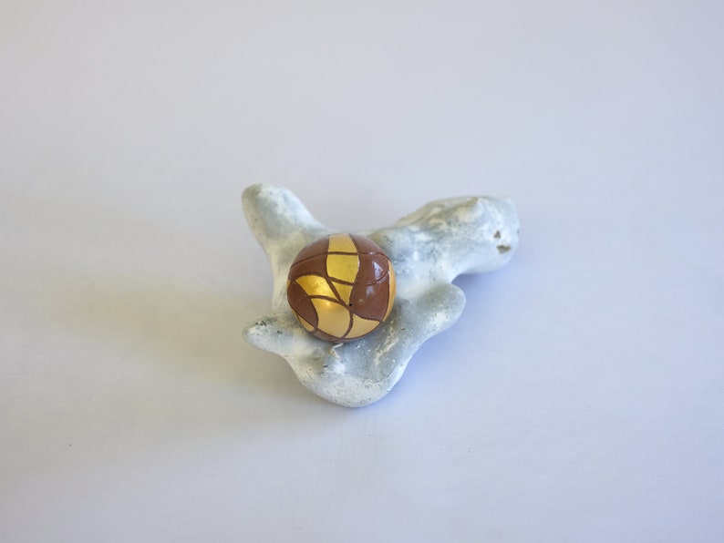 Plastic, Sculpture, rattle ball on Flint image 5