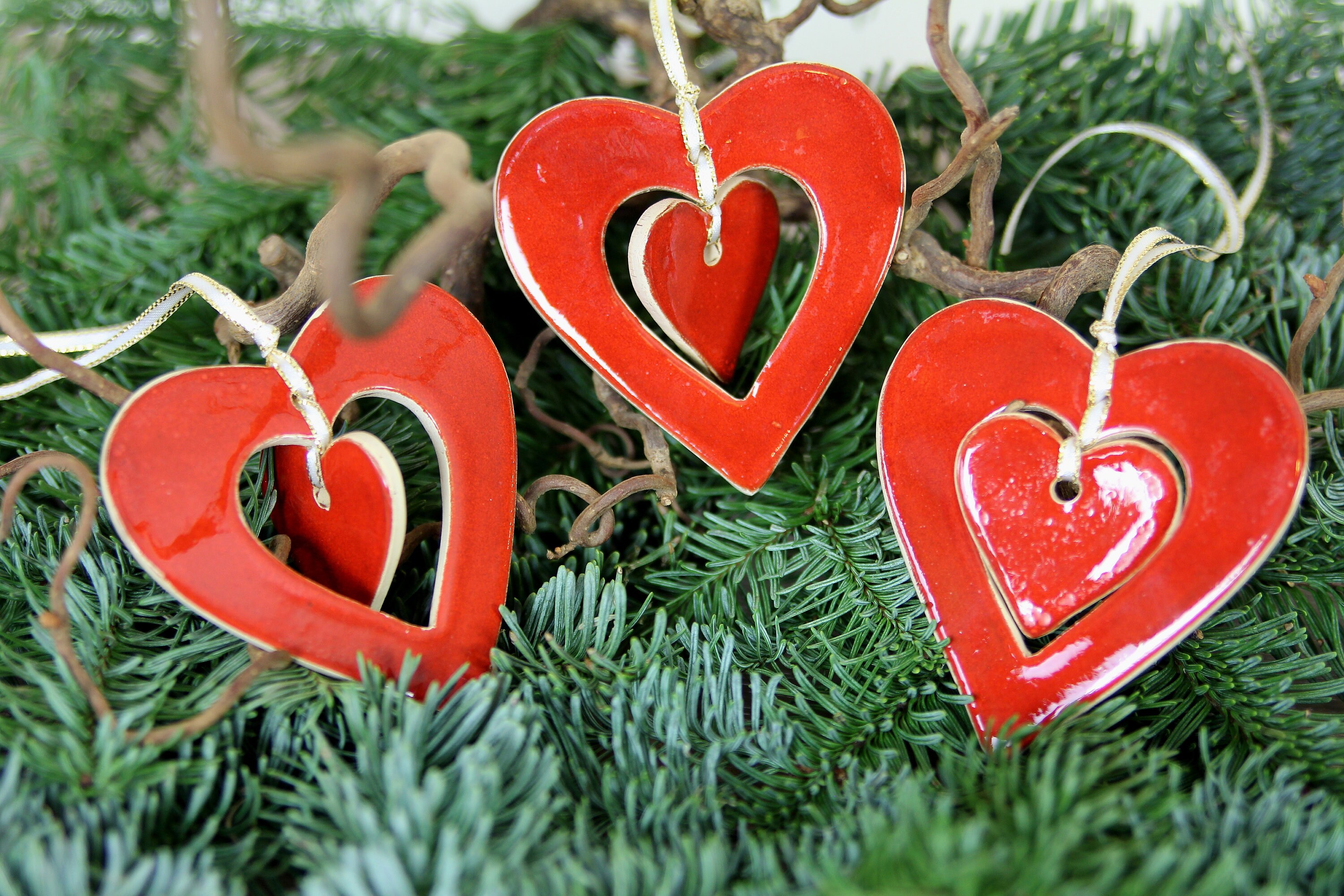 Christmas tree decorations Christmas decorations ceramics | Etsy