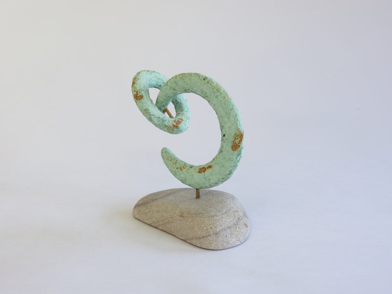 Sculpture, abstract ceramic figurine image 3